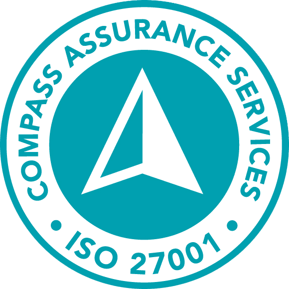 Compass Assurance Services logo: Smetec Services has ISO 27001 certification