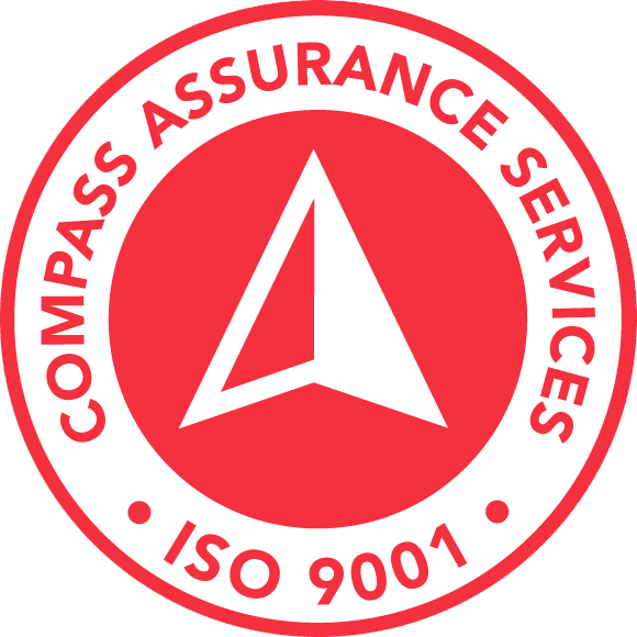 Compass Assurance Services logo: Smetec Services has ISO 9001 certification